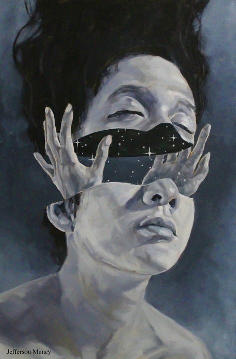 Visions - by Dallas Artist Jefferson Muncy Art And Painting, Modern Surrealism, الفن الرقمي, L'art Du Portrait, Art Du Collage, Surrealism Art, Kunst Inspiration, Arte Inspo, Art Et Illustration