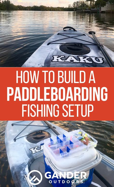 One of the great benefits of owning a stand-up paddleboard (SUP) is its versatility. Paddleboards can take you almost anywhere boats can, without the high cost of owning a boat. You don’t need a special license or a trailer, and you can go places where some boats can’t. The versatility of paddleboarding recently spawned another activity—SUP fishing. Learn how to build a paddleboard fishing setup to fit your needs. #fishing #paddleboard #paddleboarding #SUP #watersports Paddle Board Fishing, Fish Image, Outdoor Hobbies, Sup Fishing, Fishing Trout, Fishing Ideas, Fishing 101, Sup Stand Up Paddle, Fishing Kayak