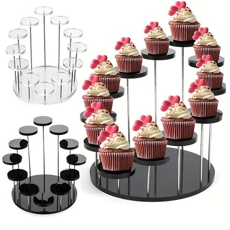 Faster shipping. Better service Acrylic Cupcake Stand, Acrylic Cake Stands, Cupcake Tiers Stand, Cake Rack, Cake Stand Set, Mirror Cake, Cake Stand Display, Jewelry Display Stand, Cupcake Holder