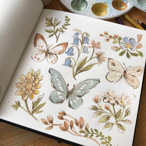 Our Featured Artist: Clare Therese Gray | Winsor & Newton Clare Therese, Dragonfly Illustration, Gouache Art, Watercolor Art Lessons, Arte Inspo, Arte Sketchbook, الرسومات اللطيفة, Art Sketchbook, Painting Inspiration