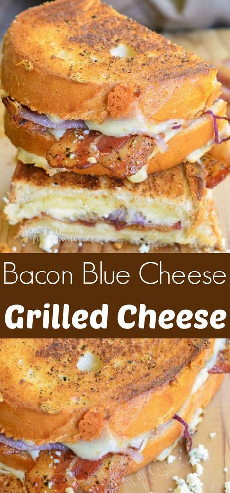 Blue Cheese Snack Ideas, Things To Do With Blue Cheese, Blue Cheese Grilled Cheese, Blue Cheese Sandwich Recipes, Blue Cheese Wrap, Blue Cheese Ideas, Blue Cheese Dinner Recipes, Different Grilled Cheese Recipes, Blue Cheese Recipes Dinners