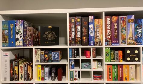 Kallax Board Games, Kallax Board Game Storage, Board Game Storage, Kallax Shelf, Flash Point, Game Storage, Small Games, Efficient Storage, Take My Money