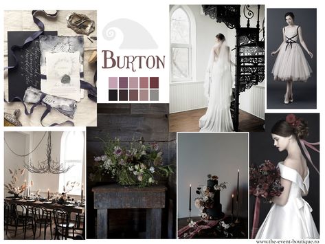 Tim Burton Inspired Wedding, Tim Burton Themed Wedding, Tim Burton Wedding Theme, Tim Burton Wedding, Wedding Pallets, Horror Wedding, Camo Wedding Dresses, Medieval Wedding Dress, Dark Wedding Theme