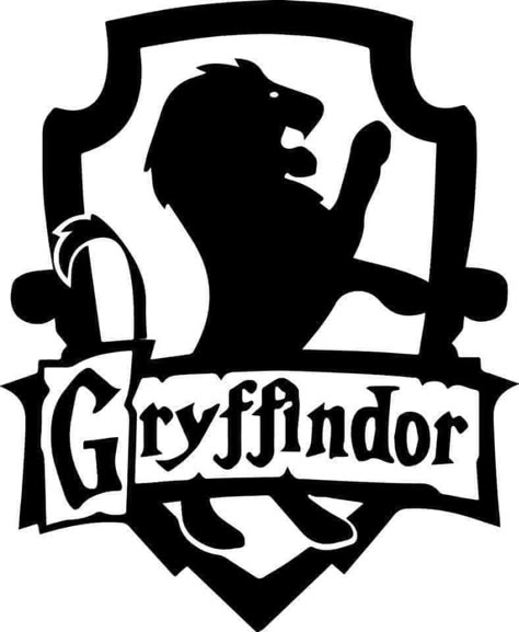 Gryffindor Logo, Harry Potter Stencils, Harry Potter Svg Files, Harry Potter Cricut, Cricut Harry Potter, Harry Potter Clip Art, Harry Potter Silhouette, Harry Potter Clipart, Harry Potter Scrapbook