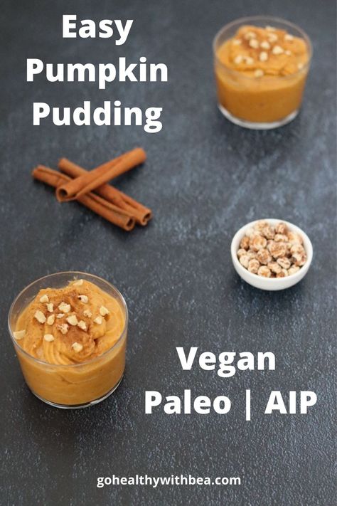 Healthy Pumpkin Pudding Recipes, Aip Pumpkin Dessert Recipes, Homemade Pumpkin Pudding, Aip Pumpkin Recipes, Aip Pudding, Df Dessert, Aip Pumpkin, Pumpkin Pudding Recipes, Aip Treats