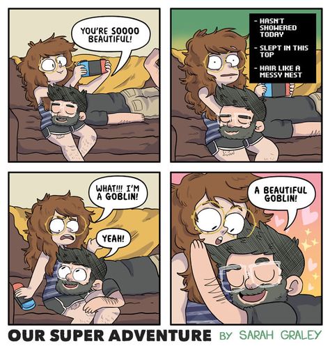 Artist Hilariously Illustrates Everyday Life With Her Fiancé And Their Four Cats, And We Can't Get Enough Four Cats, 4 Panel Life, Relationship Comics, Cute Couple Comics, Super Adventure, Couples Comics, Online Comics, Cute Stories, Fun Comics