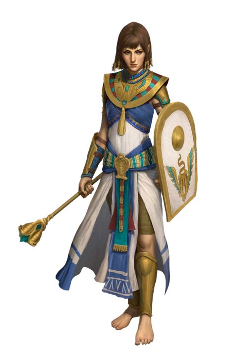 Mace And Shield, Egyptian Warrior, Egypt Concept Art, Dark Sun, Female Character Concept, Female Human, Female Character, Armor Concept, Fantasy Warrior