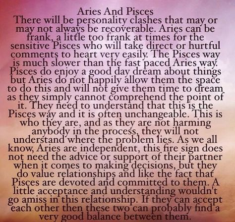 Aries & Pisces Pisces And Aries Relationship, Aries Pisces Relationship, Aries Woman Pisces Man, Pieces And Aries, Aries X Pisces, Pisces Aries Compatibility, Aries Pisces Cusp, Pisces And Aries, Aries Relationship