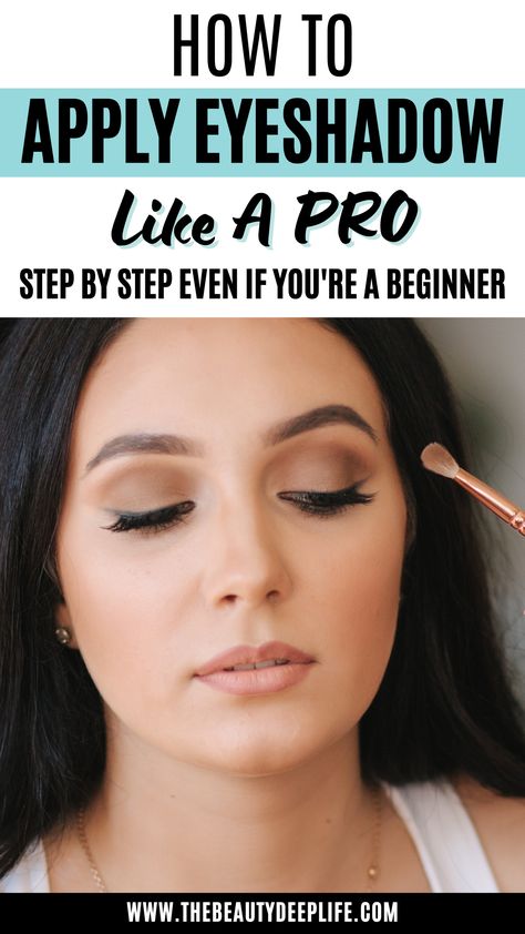 Eyeshadow Basics, Eyeshadow Tutorial For Beginners, Everyday Eye Makeup, Apply Eyeshadow, Beginners Eye Makeup, Eye Makeup Techniques, Makeup Artist Tips, Natural Eyeshadow, Makeup Mistakes