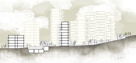 Site Section, Site Analysis Architecture, Drawing Sites, Urban Analysis, Architecture Mapping, Section Drawing, Landscape Architecture Drawing, Architecture Presentation Board, Site Analysis