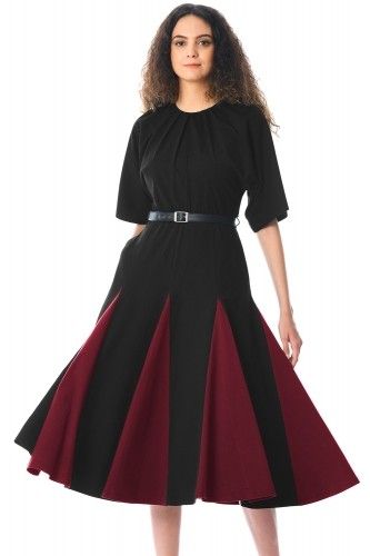 Godet Skirt, Plus Size Fashionista, Midi Party Dress, Paneled Skirt, Midi Dress Casual, Wholesale Dress, Red Midi Dress, Trendy Designs, Linnet