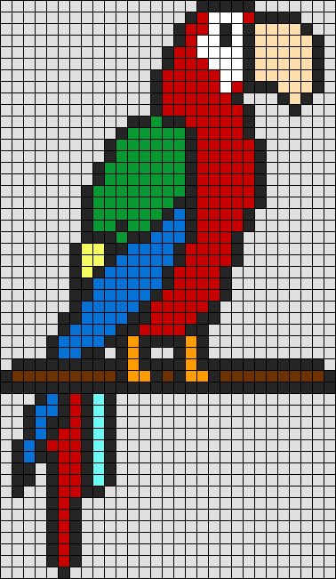 Character Blankets, Scarlet Macaw, Cats Art Drawing, Parrot Pet, Birds Embroidery Designs, Baby Cross Stitch Patterns, Crochet Sweater Pattern Free, Pix Art, Tapestry Crochet Patterns