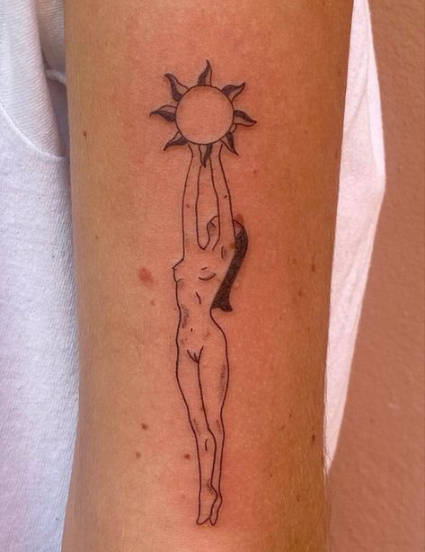 Feminine Energy Tattoo, Energy Tattoo, Earthy Tattoos, Hippie Tattoo, Jewel Tattoo, Flash Tattoo Designs, Red Ink Tattoos, Discreet Tattoos, Subtle Tattoos