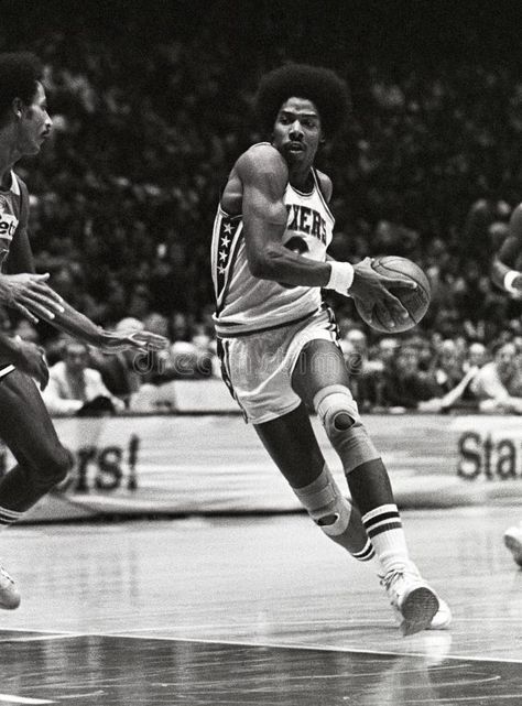 Game Image, Julius Erving, Portable Basketball Hoop, Small Forward, Nba Game, Dr J, Sports Photo, Basketball Star, Basketball Art