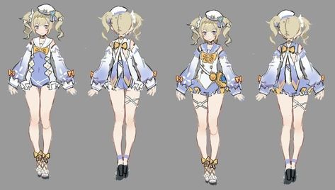 Genshin Leaks, Concept Draw, Splash Art, 캐릭터 드로잉, Concept Art Character, Art Style Inspiration, Character Sheet, Female Character Design, New Skin