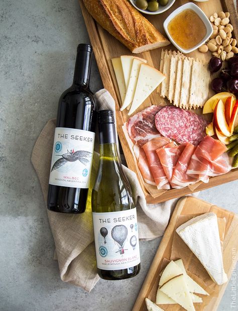 Meat and Cheese Board and Wine Pairing- The Little Epicurean Meat And Cheese Board, Cheese And Wine, Wine Photography, Wine Pairings, Cheese Party, Wine Food, Wine Food Pairing, Wine Wednesday, Wine Cheese