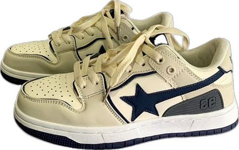 Organization Shoes, Shoe Outfits, Storage Shoes, Shoe Organization, Shoe Storage Ideas, Painted Canvas Shoes, Beige Sneakers, Star Shoes, Aesthetic Shoes