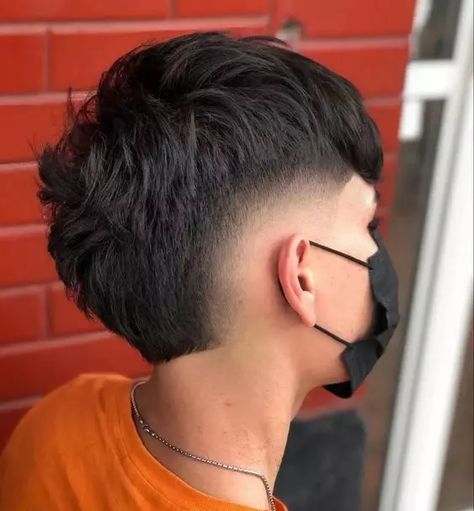 Burst Fade: Everything You Should Know About this Style Fade Mullet Haircut, Fohawk Haircut Fade, Fohawk Haircut, Fade Mullet, Best Fade Haircuts, Mullet Fade, Straight Bob Haircut, Short Fade Haircut, Mens Haircuts Short Hair