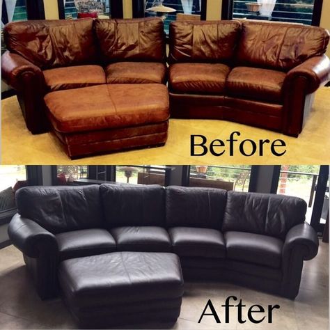 Paint Leather Couch, Leather Couch Repair, Leather Furniture Repair, Couch Repair, Black Leather Couch, Couches Living, Leather Living Room Furniture, Best Leather Sofa, Diy Couch