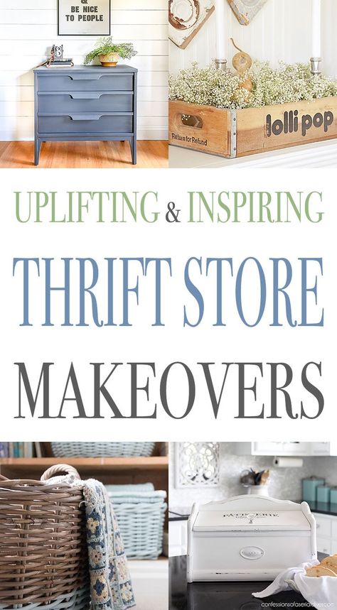 Thrift Store Diy Furniture, Thrift Store Upcycle Decor, Diy Thrift Store Crafts, Upcycle Dresser, Thrift Store Upcycle, Thrift Store Makeover, Thrift Store Diy, Thrifted Home, Thrifted Home Decor