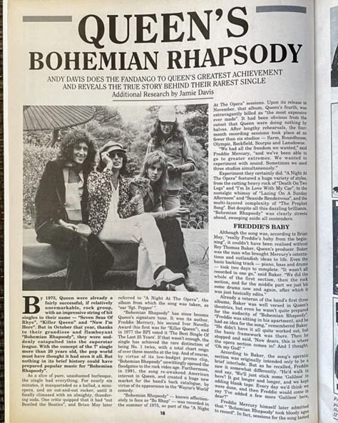 Queen Facts, Jamie Davis, Freddie Mercury Quotes, Queen Aesthetic, Ben Hardy, Queen Photos, John Deacon, Queen Band, Old Newspaper