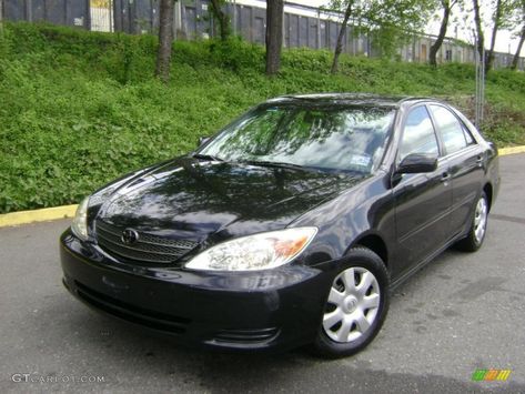 Black Toyota Camry, 2002 Camry, Black Toyota, Charcoal Interior, Toyota Camry Le, Car Colors, Photo Archive, Toyota Camry, House Colors