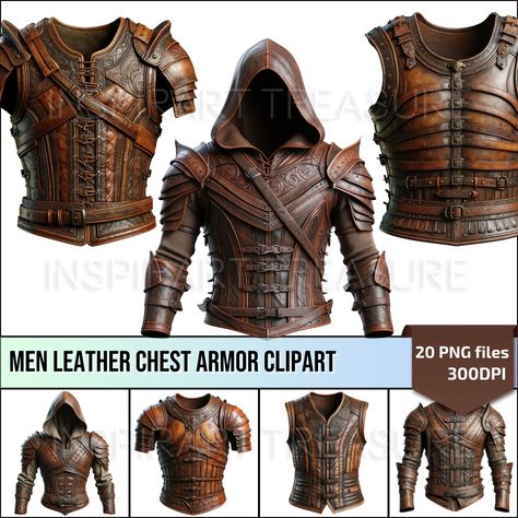 Leather Chest Armor, Medieval Lovers, Armor Medieval, Medieval Archery, Chest Armor, Medieval Garb, Men Chest, Archery Equipment, Cosplay Armor