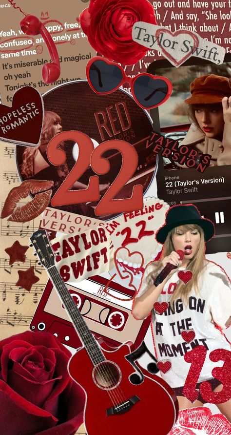 Taylor Swift 22 Wallpaper!!! ❤️💋🍁🧣 22 Wallpaper Taylor Swift, Taylor Swift Core Wallpaper, T Swift Wallpaper, Taylor Swift Collages, Taylor Swift 22 Wallpaper, Sadie Book, Cute Taylor Swift Wallpaper, Taylor Swift Wallpaper Red, Fashion Lockscreen