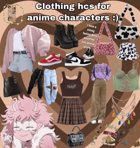 Mina Inspired Outfits, Mina Ashido Inspired Outfit, Bnha Inspired Outfits, Character Inspired Outfits Anime, Mha Outfit Ideas, Anime Inspired Outfits Casual, Mha Inspired Outfits, Mha Hero Outfit Ideas, Mha Clothes