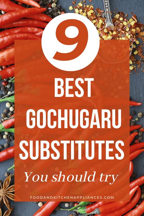 9 best Gochugary substitutes you can try in your Korean dishes. If you cannot find Gochugaru, you can always try other chili options. Korean Chili Powder, Food Substitutes, Korean Chili Flakes, Korean Chili, Chipotle Powder, Aleppo Pepper, Korean Cooking, Food Substitutions, Korean Dishes