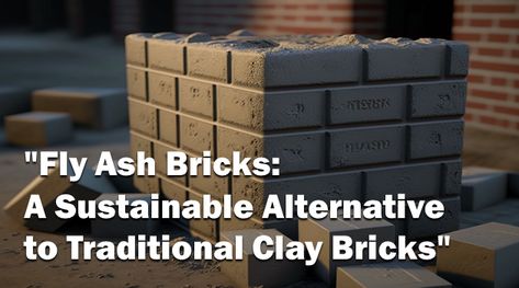 Fly ash bricks are a type of brick made from fly ash, a byproduct of coal-fired power plants. These bricks are an eco-friendly and sustainable alternative to traditional clay bricks, which are made from natural resources that are becoming increasingly scarce. They are a popular building material in many parts of the world, particularly in areas where there is a high availability of fly ash, a byproduct of coal-fired power plants. Fly Ash Bricks, Coal Fired Power Plant, Clay Bricks, Types Of Bricks, Brick Material, Commercial Construction, Building Material, In Construction, Sand And Water