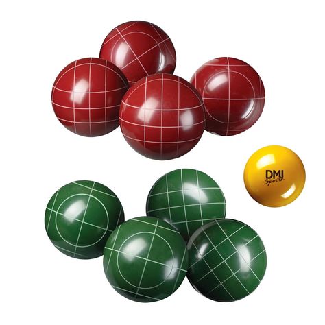 Amazon.com: DMI Sports Expert Bocce Ball Set with Easy Carry Nylon Case (9-Piece), 107mm: Sports & Outdoors Ladder Ball, Bocce Ball Court, Physical Play, Bocce Court, Bean Bag Toss Game, Bag Toss Game, Bocce Ball, Soccer Equipment, Ring Toss