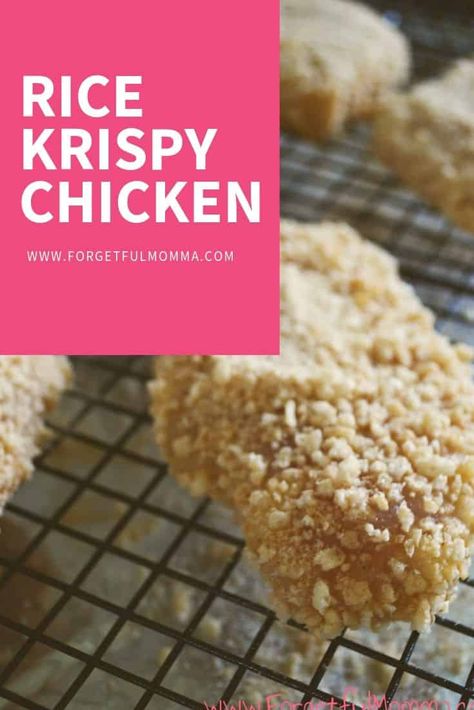 Rice Krispy Chicken Rice Krispie Chicken, Homemade Stir Fry Sauce, Homemade Stir Fry, Chicken Dishes Easy, Rice Krispy, Easy Chicken Dinner Recipes, Small Food Processor, Chicken Dinners, Rice Krispie