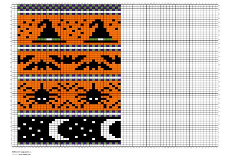 Halloween Sock Pattern, Bat Knitting Chart, Halloween Fair Isle, Halloween Fair Isle Chart, Halloween Knitting Charts, Pumpkin Knitting Chart, Knitting Colorwork Chart, Halloween Yoga, Halloween Knitting