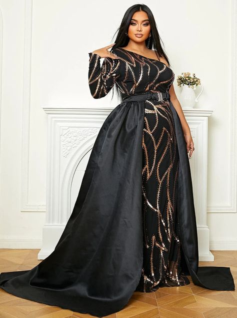 Black Wedding Dress Maxi Prom Dress, The Prom, Maxi Dress Prom, Sequin Maxi Dress, Sequin Maxi, Dress Stores Online, Prom Dresses Online, Plus Size Maxi, Black Sequins