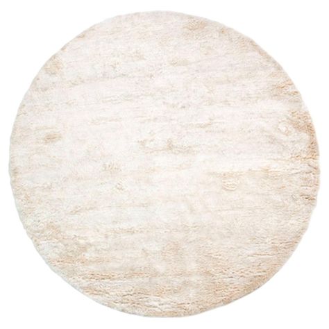 Aphrodite Modern Classic Ivory Wool Shag Rug - 8' Round | Kathy Kuo Home Wool Shag Rug, Surya Rug, Elegant Centerpieces, Surya Rugs, Cream Area Rug, Neutral Color Scheme, Cream Rug, Orla Kiely, Shag Area Rug