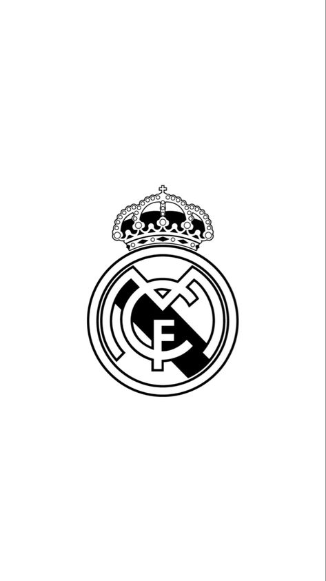 Real Madrid Black And White, Madrid Flag, Real Madrid Logo Wallpapers, Logo Real Madrid, Real Madrid Wallpaper, Madrid Aesthetic, Madrid Logo, Bayer Munich, Real Madrid Logo