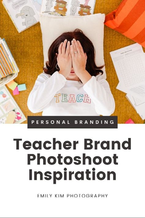 Find inspiration from this Educator Forever teacher branding photoshoot. This brand photoshoot was so fun! Visit emilykimphotography.com for more brand photography prop ideas for your personal brand photoshoot. | Emily Kim Photography | Personal Brand + Product Photographer Teacher Branding, Personal Brand Photoshoot, Photos Outside, Website Copywriting, Brand Photography Inspiration, Diy Branding, Business Photoshoot, Branding Photoshoot Inspiration, Brand Photoshoot