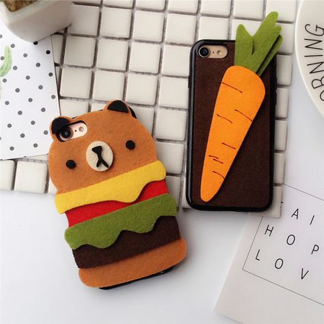 Felt Phone Cover, Felt Phone Cases, Felt Phone, Felt Case, Pouch Diy, Phone Covers Diy, Felt Cover, Felt Ideas, Diy Case