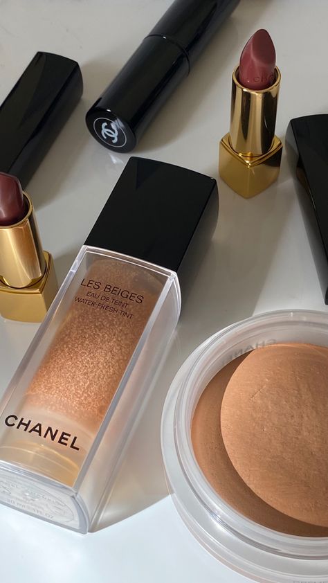 Chanel Skin Tint, Chanel Bronzer, Chanel Cosmetics, 2024 Board, Skincare Store, Switch Accessories, Makeup Bag Essentials, Bag Essentials, Essential Bag