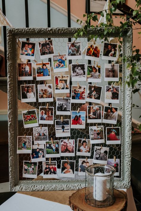 Pictures Collage Ideas, Polaroid Display, Photo Frame Collage, Pictures Collage, Diy Photo Wall, Photo Collage Diy, Friends Pictures, Polaroid Wall, Diy Photo Frames