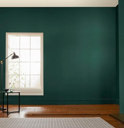 Jewel Tone Decor, Green Bedroom Decor, Green Dining Room, Dulux Paint, Loft Storage, Wall Paint Colors, Winter Home Decor, Pine Green, Bedroom Green