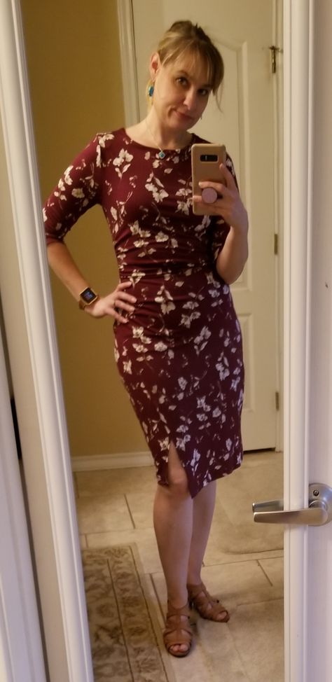 Stitch fix #8 loved the dress.  Kept. Stitch Fix, The Dress, Dresses With Sleeves, Long Sleeve Dress, Long Sleeve, Dresses