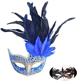 Amazon.com: venetian costume: Clothing, Shoes & Jewelry Masquerade Halloween Party, Masquerade Halloween Costumes, Couples Masquerade Masks, Rainbow Costumes, Lace Masquerade Masks, Masque Halloween, Halloween Ball, Halloween Costume Mask, Feather Mask