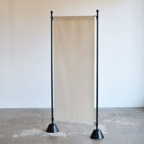 For sale: Screen by Achille Giacomo Castiglioni for Zanotta, 1980s Achille Castiglioni, Folding Screen, Desk Light, Tea House, Zara Home, Exhibition Design, Mirror With Lights, Store Design, Italian Design