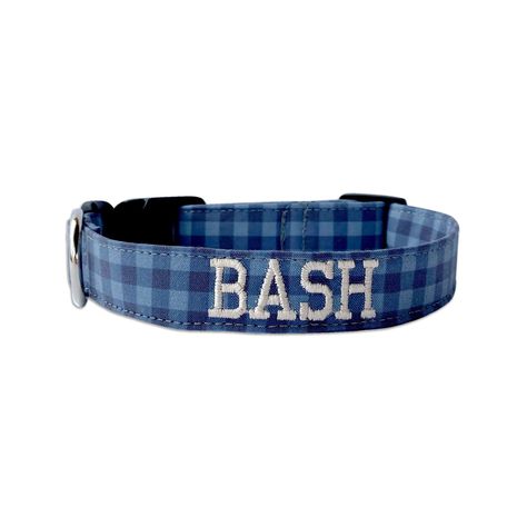 Excited to share this item from my #etsy shop: Dog Collar, Embroidered Dog Collar, Personalized Dog Collar, Buffalo Plaid Dog Collar, Collar, Blue Plaid Collar, boy dog collar Preppy Dog Collar, Embroidered Number, Engraved Dog Collar, Luxury Dog Collars, Plaid Dog Collars, Dog Collar Boy, Embroidered Dog, Dog Collar Bows, Blue Buffalo