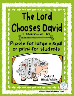 Teen Bible Lessons, Sunday School Coloring Sheets, David Bible, Chosen By God, Toddler Sunday School, 1 Samuel 16, Class Crafts, King Craft, Toddler Lessons