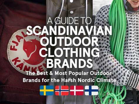 Scandinavian Outdoor, Scandinavian Clothing, Swedish Clothing, Viking Shoes, Outdoor Clothing Brands, Sail Racing, Dale Of Norway, Outdoor Clothes, Outdoor Clothing