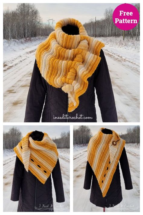 Silver Darlings Scarf Free Crochet Pattern Free Crochet Scarf Patterns, Free Crochet Scarf, Crochet Scarf Patterns, Crochet Silver, Crochet Cowl Free Pattern, Crochet Cowls, Crochet Scarf Pattern, Poncho Crochet, Scarf Patterns