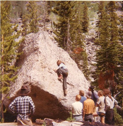 Bouldering, NOLS 1971 Vintage Climbing, Rock On, Future Life, Outdoor Life, Rock Climbing, A Rock, Look At You, Adventure Awaits, Free Time